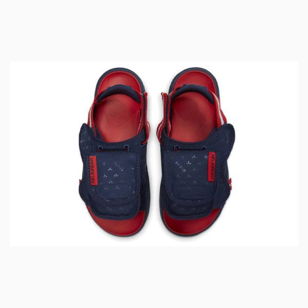 Nike X PSG LS Sandaalit Miesten Air Jordan Sininen Punainen | JD-743DR