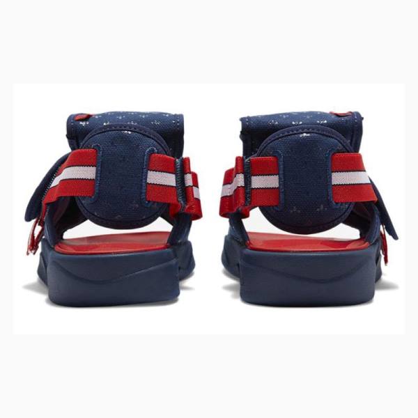 Nike X PSG LS Sandaalit Miesten Air Jordan Sininen Punainen | JD-743DR