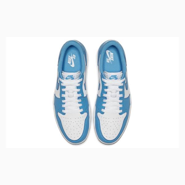 Nike X SB Skateboard Low QS UNC UNC Tennarit Miesten Air Jordan 1 Sininen | JD-596AP