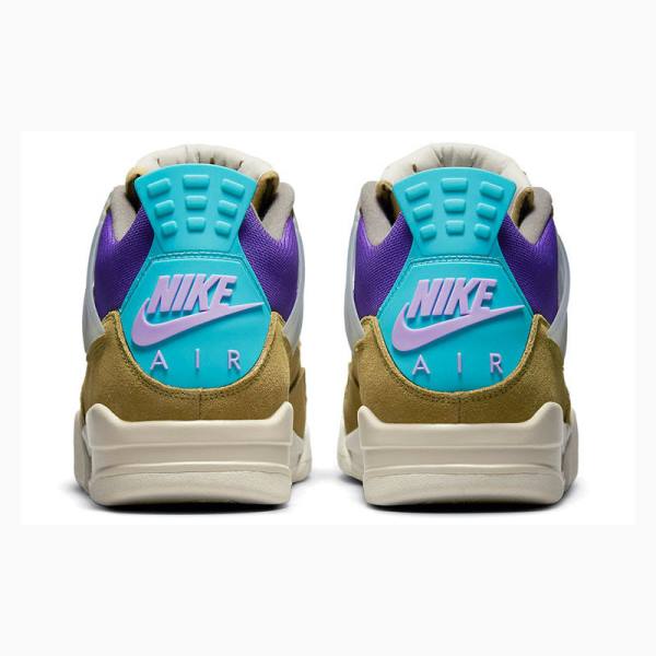 Nike X Union LA 'Desert Moss' 30 Koripallokengät Miesten Air Jordan 4 Ruskea Violetit Sininen | JD-180MG