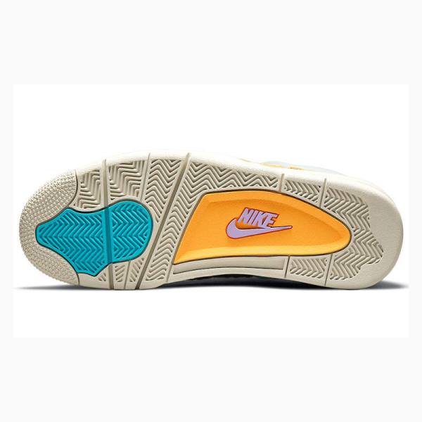 Nike X Union LA 'Desert Moss' 30 Koripallokengät Miesten Air Jordan 4 Ruskea Violetit Sininen | JD-180MG