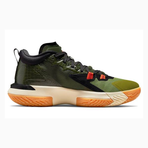 Nike Zion 1 PF Carbon Koripallokengät Miesten Air Jordan Mustat Vihreä | JD-378IP