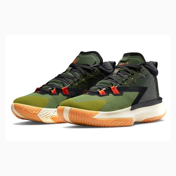 Nike Zion 1 PF Carbon Koripallokengät Miesten Air Jordan Mustat Vihreä | JD-378IP