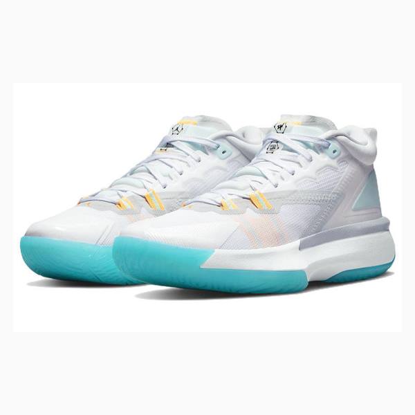 Nike Zion 1 PF Koripallokengät Miesten Air Jordan Valkoinen Sininen | JD-039WG