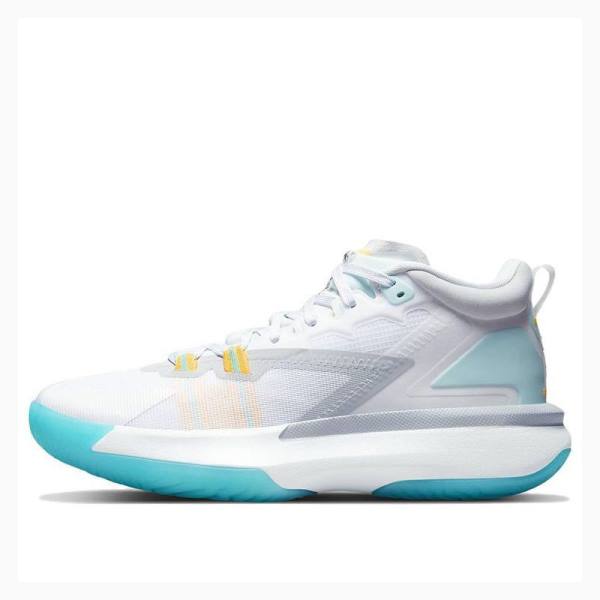 Nike Zion 1 PF Koripallokengät Miesten Air Jordan Valkoinen Sininen | JD-039WG