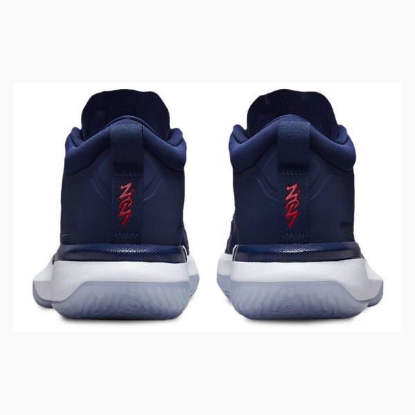 Nike Zion 1 PF USA Koripallokengät Miesten Air Jordan Sininen Kultaiset Punainen | JD-407OR