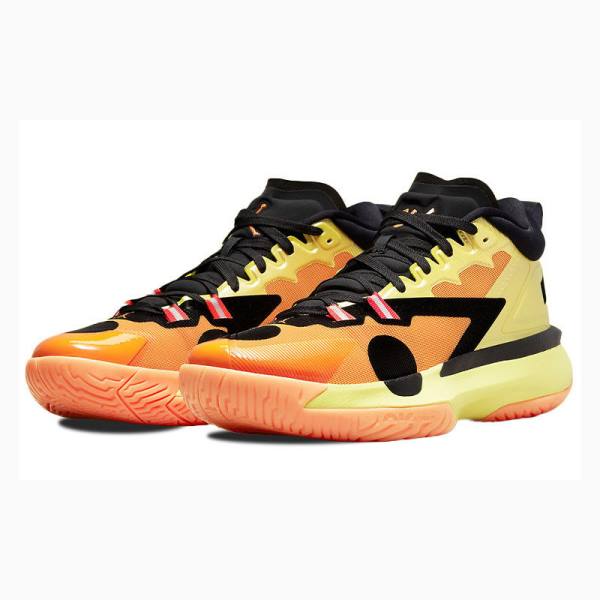 Nike Zion 1 SP X Naruto Kyuubi Koripallokengät Miesten Air Jordan Oranssi Keltainen | JD-140AP