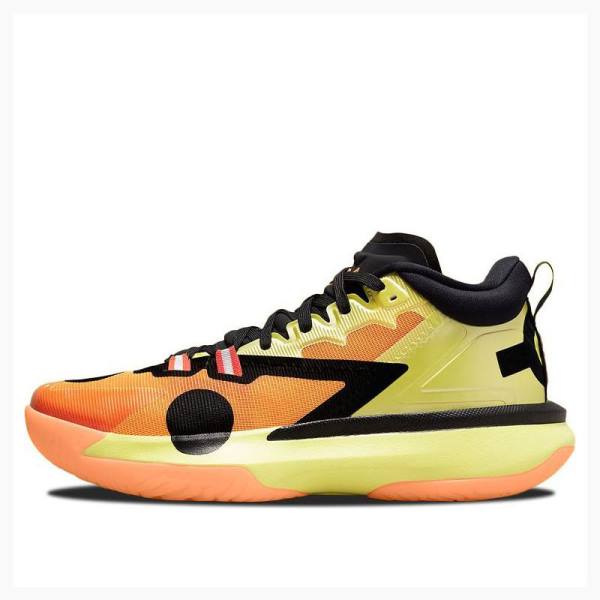 Nike Zion 1 SP X Naruto Kyuubi Koripallokengät Miesten Air Jordan Oranssi Keltainen | JD-140AP