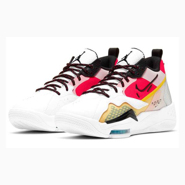 Nike Zoom 92 Koripallokengät Naisten Air Jordan Valkoinen Punainen Mustat | JD-839FA