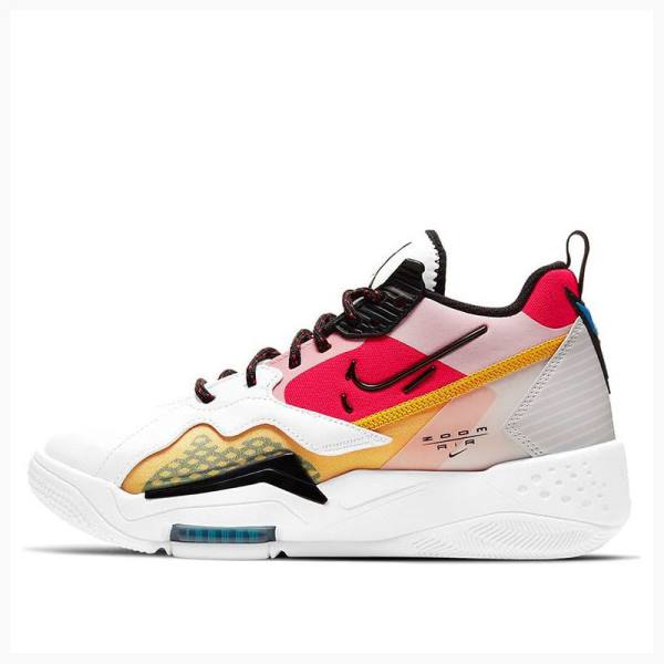 Nike Zoom 92 Koripallokengät Naisten Air Jordan Valkoinen Punainen Mustat | JD-839FA