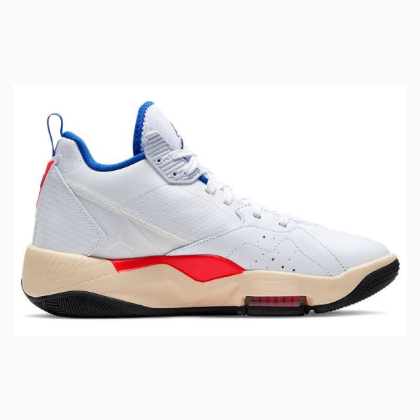 Nike Zoom 92 Ultramarine Koripallokengät Naisten Air Jordan Valkoinen Sininen Punainen | JD-874YN