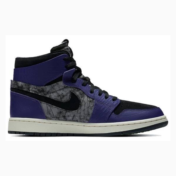 Nike Zoom Air CMFT BBS Bayou Boys Koripallokengät Miesten Air Jordan 1 Violetit Mustat | JD-183PK