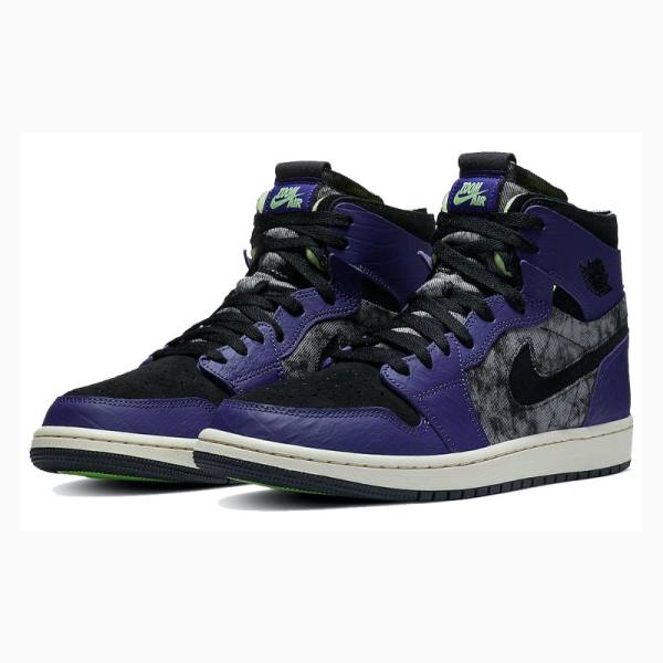 Nike Zoom Air CMFT BBS Bayou Boys Koripallokengät Miesten Air Jordan 1 Violetit Mustat | JD-183PK