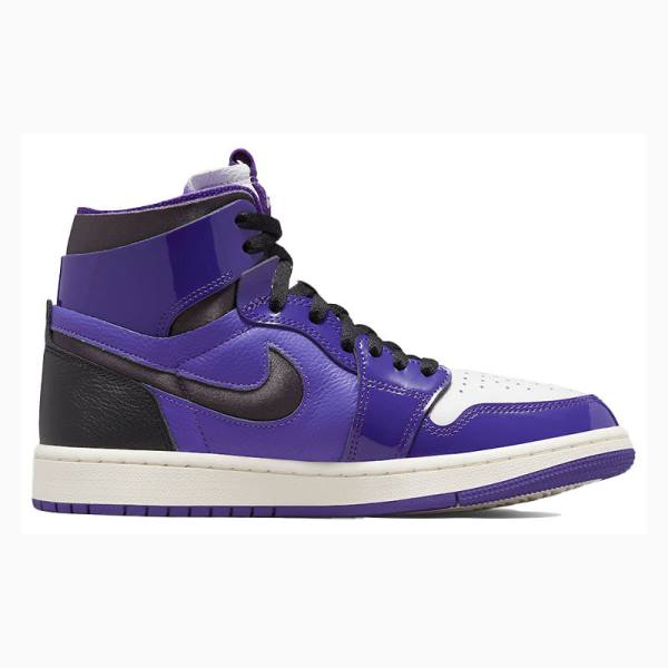 Nike Zoom Air CMFT Kiiltonahka Koripallokengät Naisten Air Jordan 1 Violetit | JD-509UA