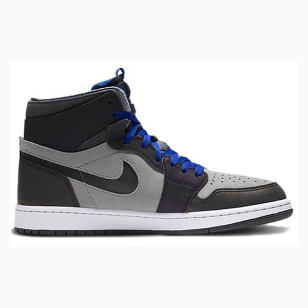 Nike Zoom Air CMFT LPL x Air Jordan Koripallokengät Miesten Air Jordan 1 Harmaat Mustat Sininen | JD-798UI