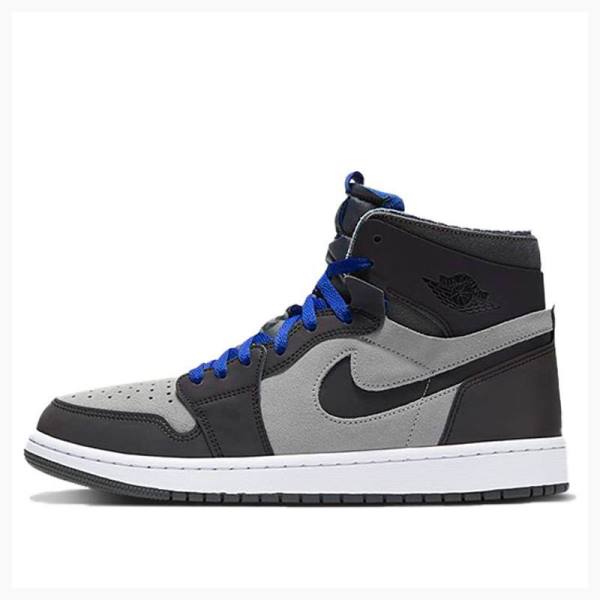 Nike Zoom Air CMFT LPL x Air Jordan Koripallokengät Miesten Air Jordan 1 Harmaat Mustat Sininen | JD-798UI