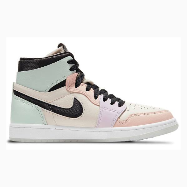Nike Zoom Air CMFT Light Violet Koripallokengät Naisten Air Jordan 1 Mustat Pinkki | JD-458ZH