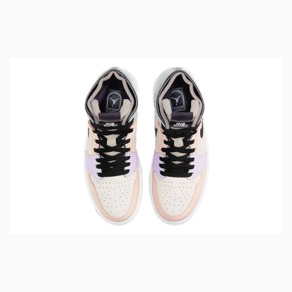 Nike Zoom Air CMFT Light Violet Koripallokengät Naisten Air Jordan 1 Mustat Pinkki | JD-458ZH