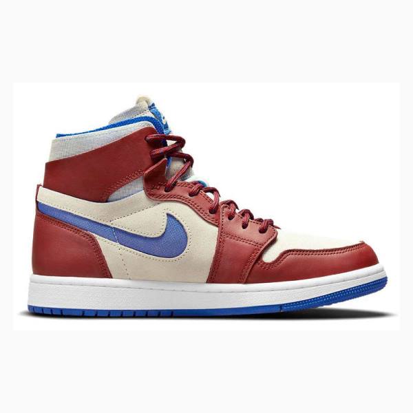Nike Zoom Air CMFT Team Koripallokengät Naisten Air Jordan 1 Punainen Sininen | JD-798RP