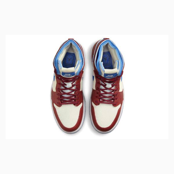 Nike Zoom Air CMFT Team Koripallokengät Naisten Air Jordan 1 Punainen Sininen | JD-798RP