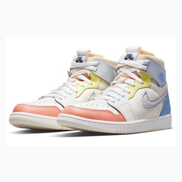 Nike Zoom Air CMFT To My First Coach Koripallokengät Miesten Air Jordan 1 Valkoinen Sininen Punainen | JD-594MH