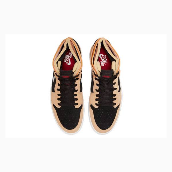 Nike Zoom CMFT Pumpkin Spice Koripallokengät Miesten Air Jordan 1 Mustat Oranssi | JD-829NG