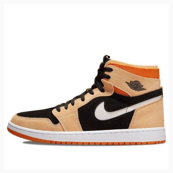 Nike Zoom CMFT Pumpkin Spice Koripallokengät Miesten Air Jordan 1 Mustat Oranssi | JD-829NG