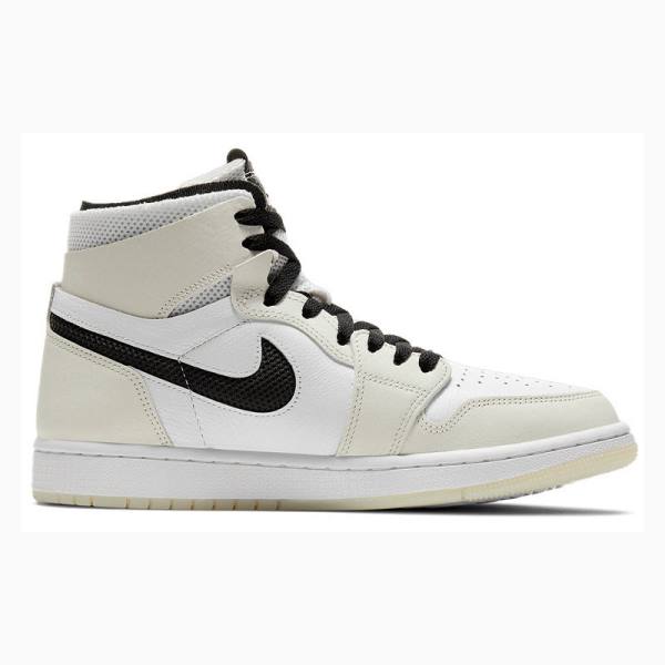 Nike Zoom CMFT Sail Koripallokengät Naisten Air Jordan 1 Kerma Mustat | JD-920RU