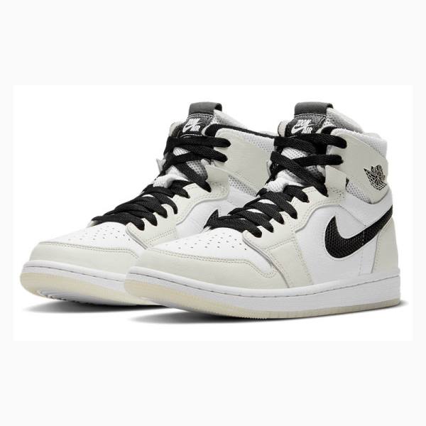Nike Zoom CMFT Sail Koripallokengät Naisten Air Jordan 1 Kerma Mustat | JD-920RU