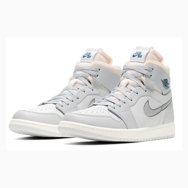 Nike Zoom Mukavuus London Koripallokengät Miesten Air Jordan 1 Harmaat | JD-394IY