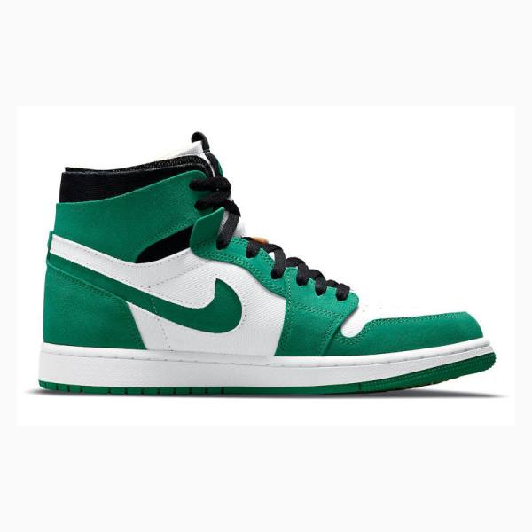 Nike Zoom Mukavuus ' Stadium Koripallokengät Miesten Air Jordan 1 Vihreä Valkoinen | JD-584ZQ