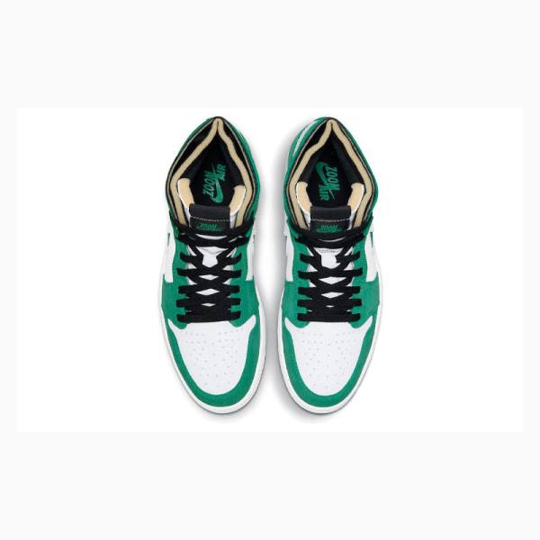 Nike Zoom Mukavuus ' Stadium Koripallokengät Miesten Air Jordan 1 Vihreä Valkoinen | JD-584ZQ