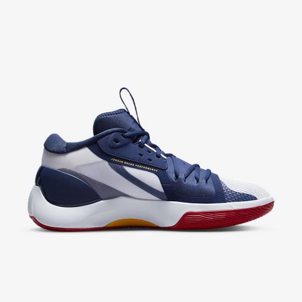 Nike Zoom Separate Miesten Air Jordan Laivastonsininen Valkoinen Punainen Kultaiset | NK895XWY