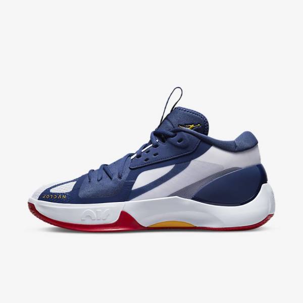 Nike Zoom Separate Miesten Air Jordan Laivastonsininen Valkoinen Punainen Kultaiset | NK895XWY