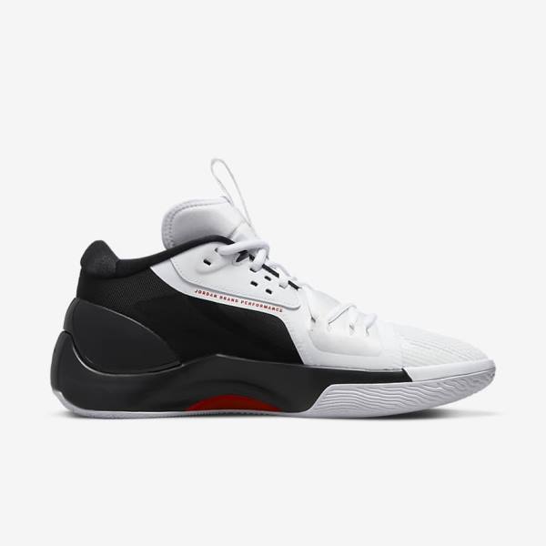 Nike Zoom Separate Miesten Air Jordan Mustat Valkoinen Punainen | NK035VQD