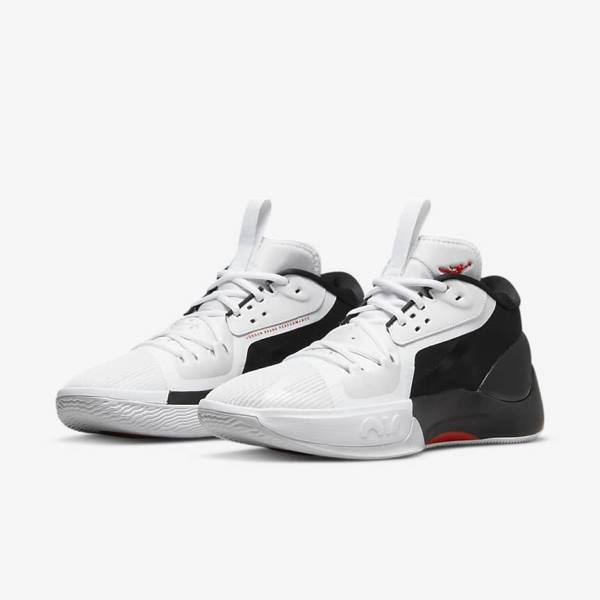 Nike Zoom Separate Miesten Air Jordan Mustat Valkoinen Punainen | NK035VQD