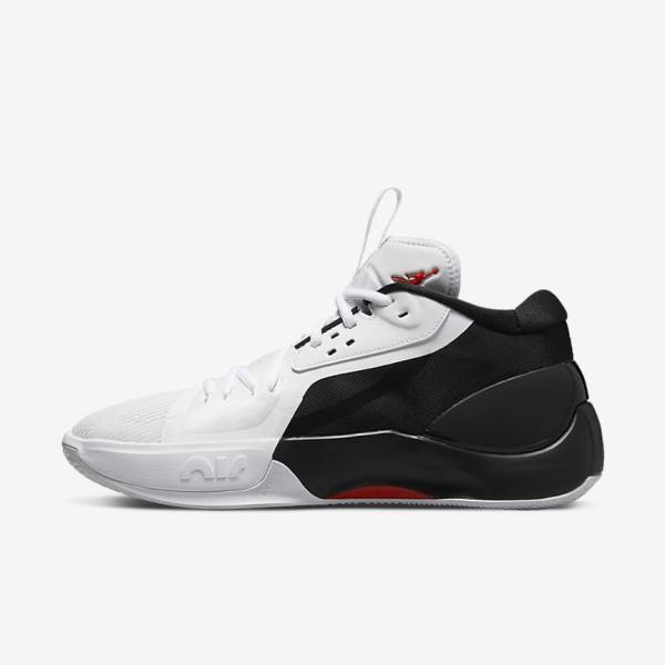 Nike Zoom Separate Miesten Air Jordan Mustat Valkoinen Punainen | NK035VQD