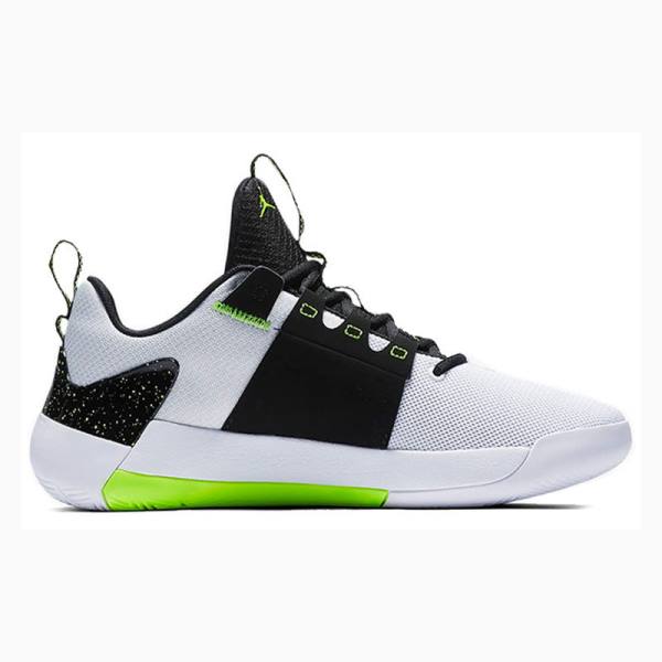 Nike Zoom Zero Gravity Koripallokengät Miesten Air Jordan Mustat Valkoinen Vihreä | JD-736NB