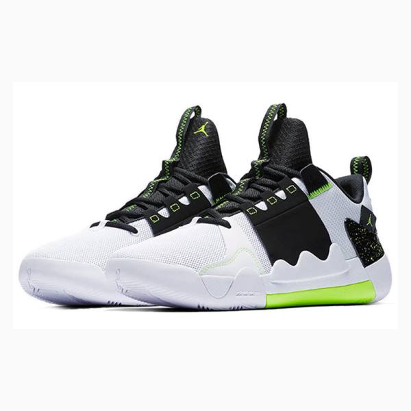 Nike Zoom Zero Gravity Koripallokengät Miesten Air Jordan Mustat Valkoinen Vihreä | JD-736NB