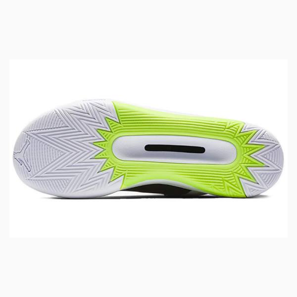 Nike Zoom Zero Gravity Koripallokengät Miesten Air Jordan Mustat Valkoinen Vihreä | JD-736NB