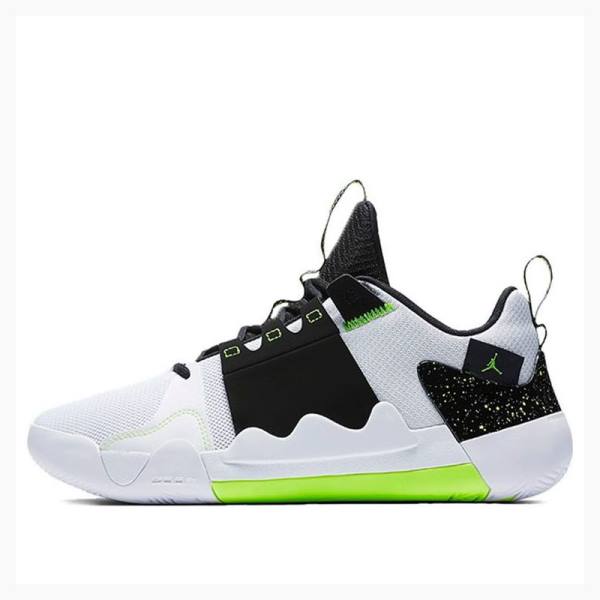 Nike Zoom Zero Gravity Koripallokengät Miesten Air Jordan Mustat Valkoinen Vihreä | JD-736NB