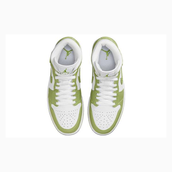 Nike wmns Mid SE V2 Python Koripallokengät Naisten Air Jordan 1 Valkoinen Vihreä | JD-908RX