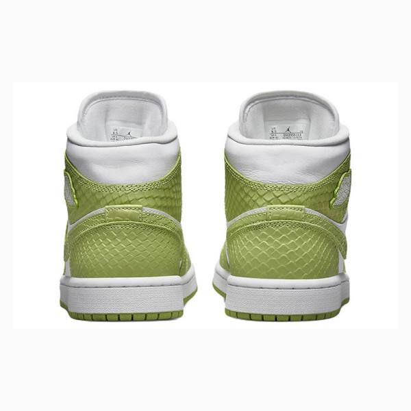Nike wmns Mid SE V2 Python Koripallokengät Naisten Air Jordan 1 Valkoinen Vihreä | JD-908RX