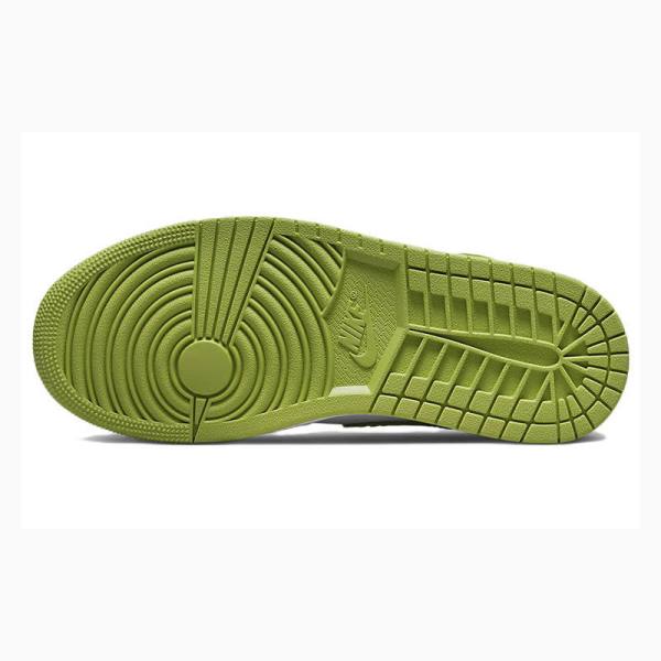 Nike wmns Mid SE V2 Python Koripallokengät Naisten Air Jordan 1 Valkoinen Vihreä | JD-908RX